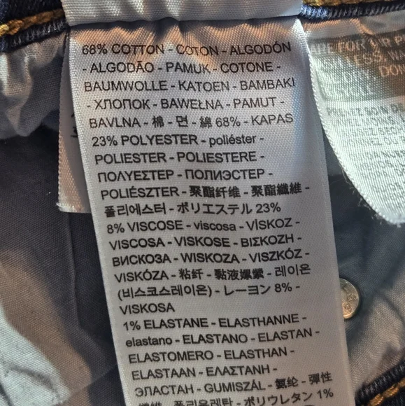 Levi's 505 Straight Leg Dark Wash Women's Denim Jeans 6 - Picture 6 of 7